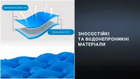 Коврик надувной Naturehike FC-10 NH19Z032-P, 65 мм, blue 4