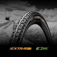 Покришка 28" 700x32C (32-622) Continental Ride Tour (ExtraPuncture Belt) black/black wire TPI 3/180 (640g) 2