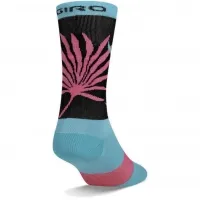 Шкарпетки Giro Comp Racer High Rise Screaming Teal/Neon Pink Palms 0