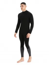 Термофутболка з довгим рукавом ICEBREAKER Men Merino 260 Tech LS Turtleneck black 3