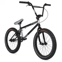 Велосипед BMX 20" Stolen OVERLORD (2020) black w/ reflective grey 0