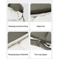 Спальный мешок Naturehike LD250 CNK2300SD016 (7°C) 225 см, dark green 2