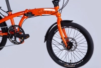 Велосипед 20" Dorozhnik ONYX DD CS (2025) помаранчевий 3
