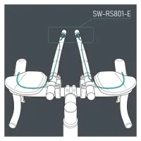 Шифтер дублюючий для ТТ SW-RS801-E Di2 (740mm), кабель 0