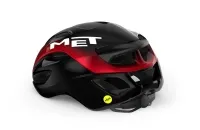 Шлем MET RIVALE (MIPS) black red metallic glossy 0