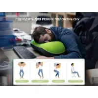 Подушка надувная Naturehike Ultralight TPU NH17T013-Z, green 2
