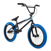 Велосипед 18" Stolen AGENT (2023) black w/dark blue tires 0