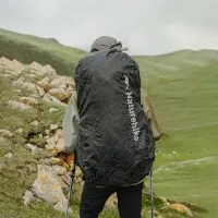 Чохол від дощу Naturehike CNK2450PJ010 L, 40-60L, black 0