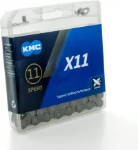 Ланцюг KMC X11 Grey 11-speed 118 links + замок 0