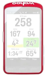 Рамка сменная для велокомпьютера Wahoo Elemnt ACE accessory trim - red 0