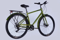 Велосипед 28" Dorozhnik COMFORT MALE DD FR (2025) болотно-зелений 1
