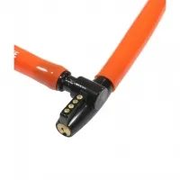 Замок KRYPTONITE KEEPER 665 трос 6x65mm с ключом orange 0