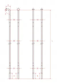 Спиці DT Swiss Competition (J-bend) 2.0/1.8mm x 258mm black 100шт 0