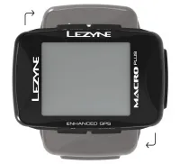 Велокомп'ютер Lezyne Macro Plus GPS HR Loaded чорний 3
