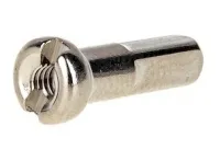 Ниппели ONRIDE 14G, 14x2 мм, латунные, серебристые, 100шт 0