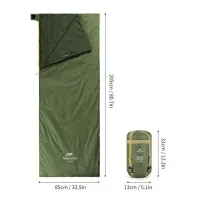 Спальный мешок Naturehike LW180 Mini NH21MSD04 (15°C) 190 см (левый), dark green 0