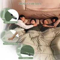 Спальный мешок Naturehike CNK2300019 (7°C) 200 см (левый), brown 4