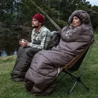 Спальный мешок Naturehike U250S NH20MSD07 (0°C) 220 см (правый), brown 3