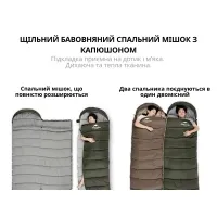 Спальный мешок Naturehike U250S NH20MSD07 (0°C) 220 см (правый), brown 5