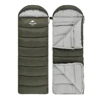 Спальный мешок Naturehike U350 NH20MSD07 (1°C) 220 см (левый), green 1