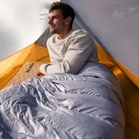 Спальный мешок Naturehike CW700 CNK2450WS048 (-1,7°C) 210 см M, grey/yellow 6