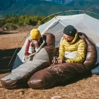 Спальный мешок Naturehike Snowbird CNK2550WS014 (3,8°C) 205 см L, brown 4