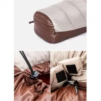 Спальный мешок Naturehike Snowbird NH20YD001 (7°C) 190 см M, white/brown 5