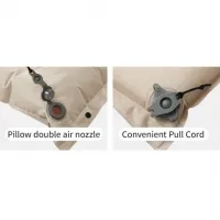 Коврик надувной одноместный Naturehike CNK2550WS025, 60 мм, khaki 5