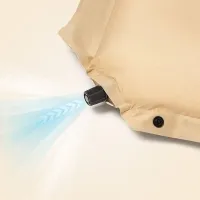 Коврик самонадувающийся одноместный с подушкой Naturehike CNK2300DZ014, 60 мм, beige 7