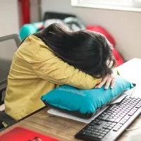 Подушка самонадувающаяся Naturehike Sponge automatic NH17A001-L, blue 6