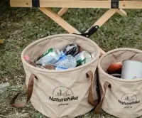 Відро складане Naturehike NH20SJ040, 20L, brown 5