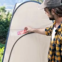 Палатка душевая Naturehike Utility Tent 210T NH17Z002-P, brown 6