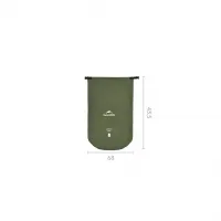 Матрас надувной двойной Naturehike CNK2550WS019, 65 мм, с мешком для надувания, blue 10