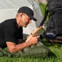 Матрас надувной двойной Naturehike CNK2550WS019, 65 мм, с мешком для надувания, blue 5