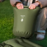 Матрас надувной двойной Naturehike CNK2550WS019, 65 мм, с мешком для надувания, blue 9