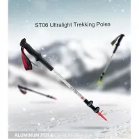 Треккинговая палка 3-секционная Naturehike ST06 NH17D006-D, 66-135 см, silver 7