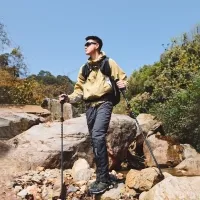 Треккинговая палка 5-секционная Naturehike CNK2450DS012, 103-120 см, blue 0