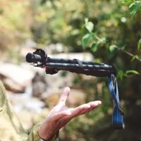 Треккинговая палка 5-секционная Naturehike CNK2450DS012, 103-120 см, blue 2