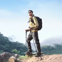 Треккинговая палка 5-секционная Naturehike CNK2450DS012, 103-120 см, blue 3