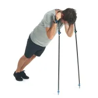 Треккинговая палка 3-секционная Naturehike ST07 NH18D010-Z, 115-135 см, burgundy 2