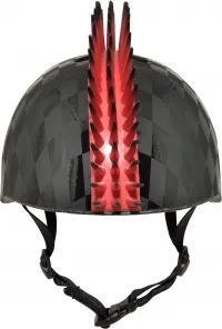 Шлем C-Preme Raskullz Skull Hawk черно-красный 2