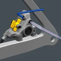 Гальмо Shimano Dura Ace Di2 R9270 дискове гідравлічне заднє, 1700 мм, права ручка 13