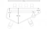 Сумка APIDURA Backcountry Frame Pack MTB 1L (100г) 5