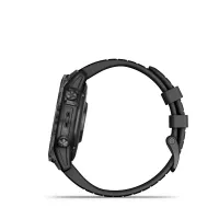 Смарт часы Garmin Fenix 7 Pro Sapphire Solar Edition Carbon Grey DLC Titanium with black band 6