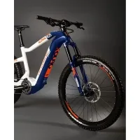Електровелосипед 27.5" Haibike XDURO AllTrail 5.0 Carbon FLYON 630Wh (2020) Синьо-білий 0