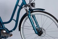 Велосипед 28" Dorozhnik eCORAL DD FR 36B 12.5А*г 500Вт (2025) темно-бирюзовый 2