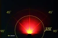 Мигалка задняя Moon Orion 50 люмен, встроенный аккум, USB TYPE-C кабель, черная 4