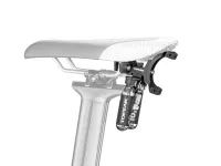 Кріплення Topeak Tri-BackUp ELITE, AL rear hydration multi mount on saddle V rail section, multi angle adjustment, including one Micro AirBooster & 2pcs 16g CO2 cartridge, for triathlon saddles with vertical rails 2