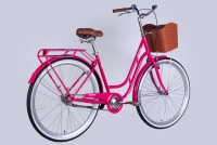Велосипед 28" Dorozhnik RETRO Velosteel (2025) розовый 1