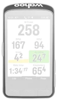 Рамка сменная для велокомпьютера Wahoo Elemnt ACE accessory trim - dark-silver 0